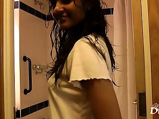 Indian Teen Divya Jiggling Hot Ass In Shower