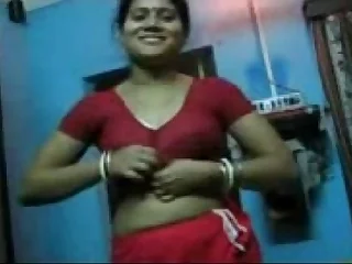 Shy south indian women show will not hear of nude body helter-skelter his boy friend primary discretion