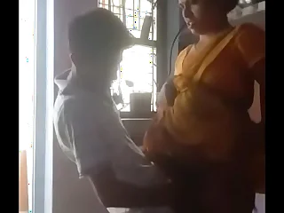 proprietor son fucking maid while cooking