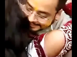 Cute Indian strife = 'wife' kissing publicly